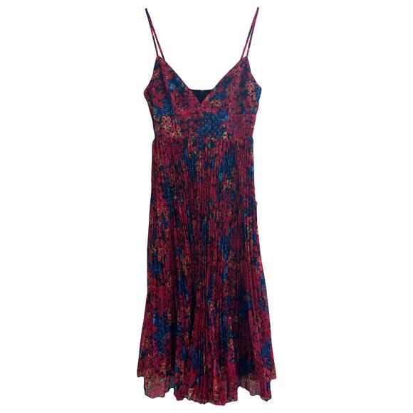 NWT Lulus Sincerely Gorgeous Floral Midi Dress Sz M - Picture 3 of 10